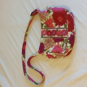 Vera Bradley Crossbody Purse (Dahlia Floral Print)